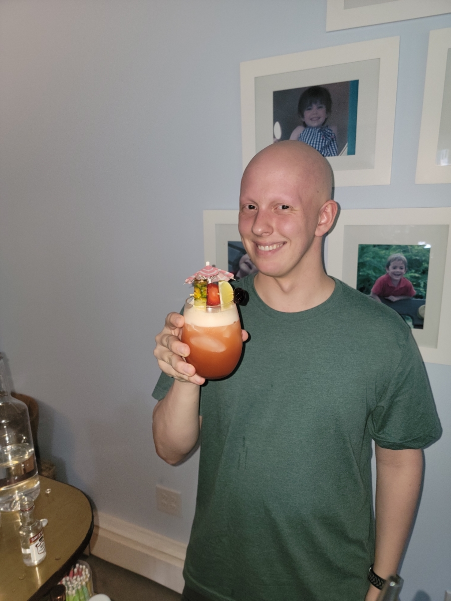 Bartending student at NYC academy